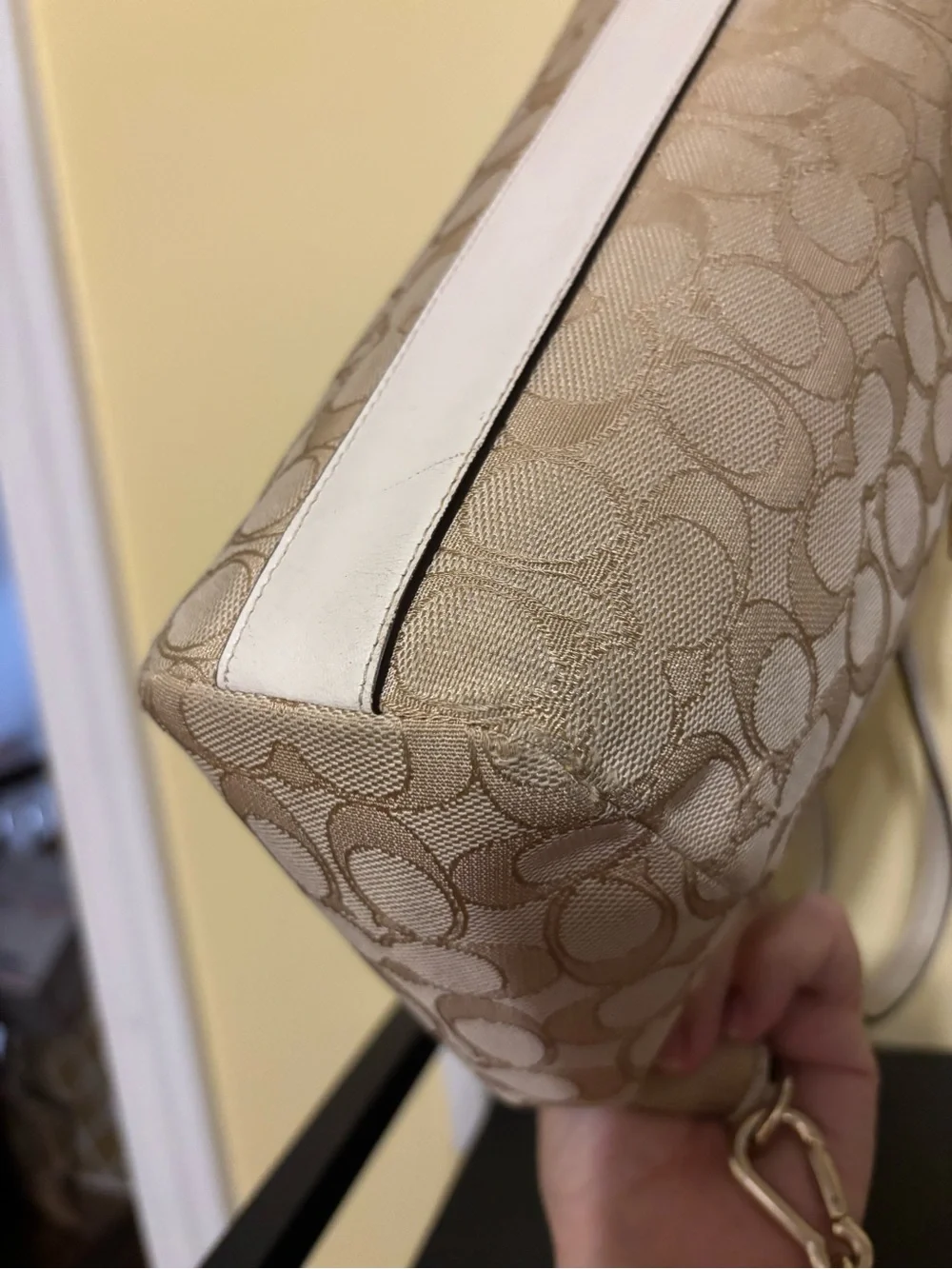 Coach signature jacquard
